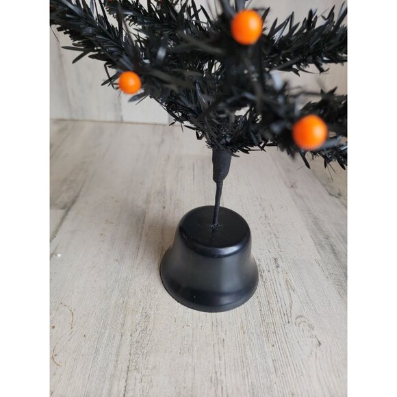 Hallmark vintage black Halloween mini Xmas tree home decor figure - Picture 7 of 8